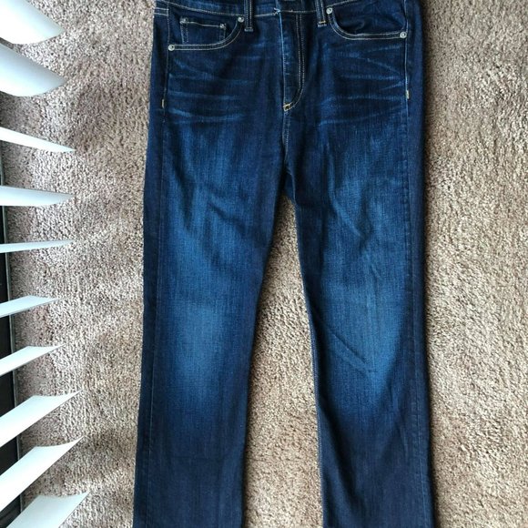 Sold out Discontinued Rag and Bone Kensington 10 inch crop High Waist Jeans 10 - Picture 3 of 6